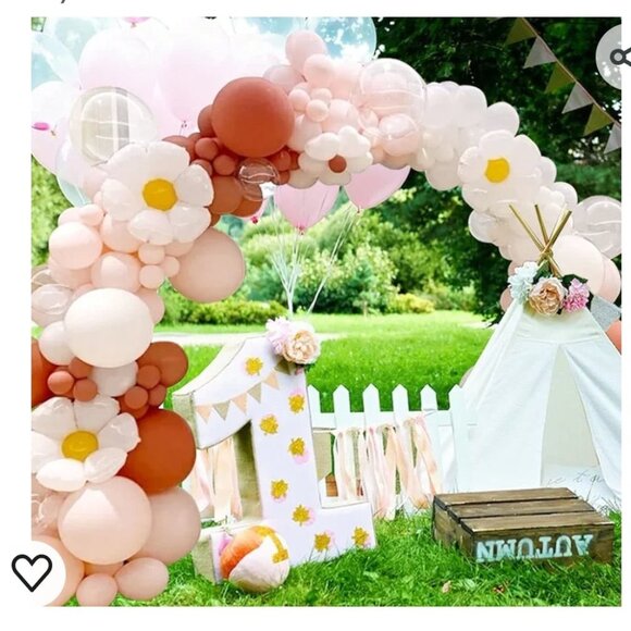 🔥3/$42 w FREE SHIPPING🔥 NWT- Donut Balloon, daisy,arches 🎈 - Picture 2 of 3